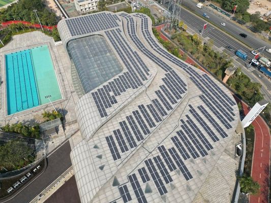 Легкий полумягкий гибкий BIPV солнечный модуль открытой цепи напряжение 53,03V для архитектуры или сельского хозяйства