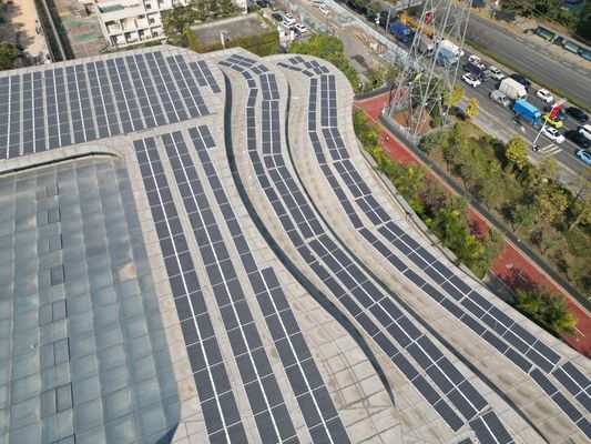 Легкий вес Солнечная батарея Солнечные модули BIPV Электрическая ячейка Topcon Hjt Модули 580W Гибкий полумягкий солнечный материал