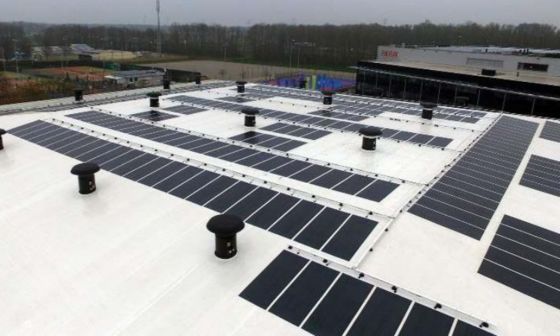 Гибкие фотоэлектрические панели BIPV мощностью 200 Вт 480 Вт 580 Вт Модуль солнечной энергии для зданий валовой весом 9,100 кг