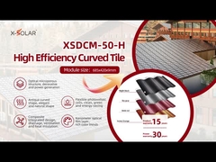 Изогнутая солнечная панель для устойчивого строительства