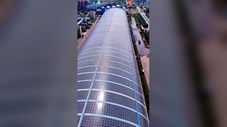 Солнечные панели теперь можно устанавливать на изогнутых крышах